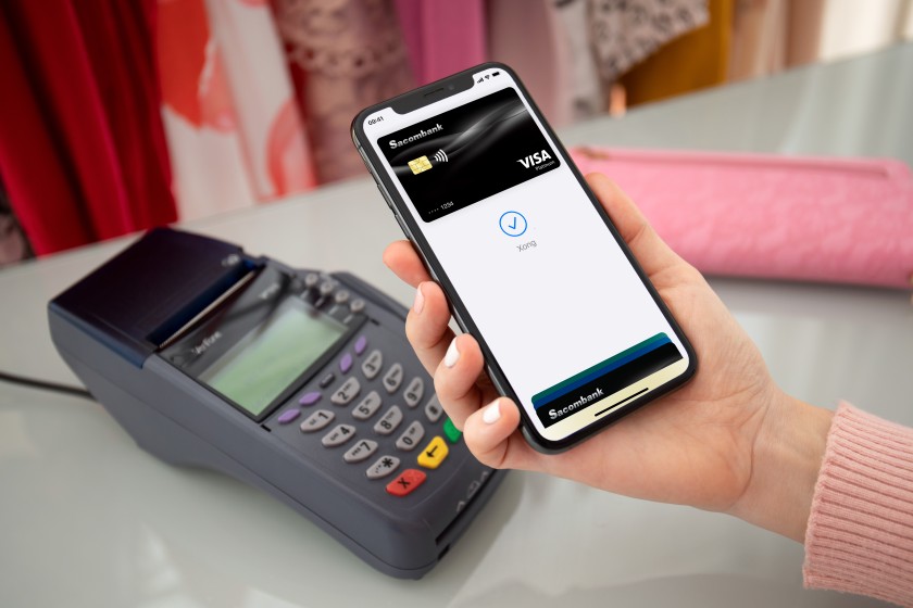 Mở thẻ phi vật lý Sacombank để trải nghiệm Apple Pay ngay!
