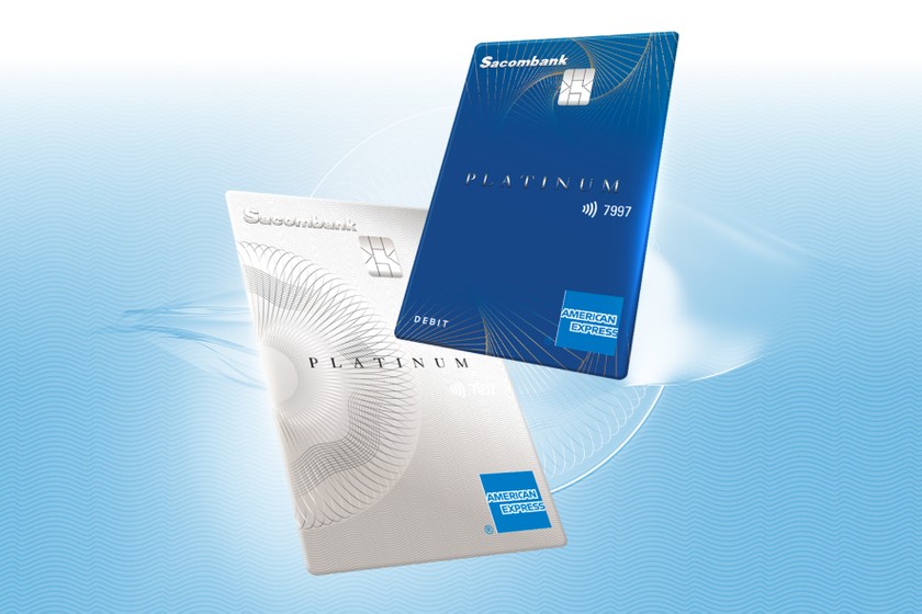 Bộ đôi thẻ đẳng cấp Sacombank Platinum American Express