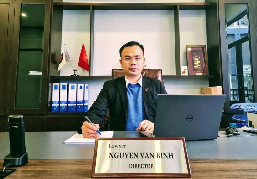 Luật sư Nguyễn Văn Bình - Giám đốc Công ty Luật Aladin.