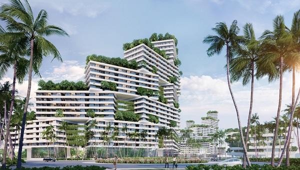 Kiến trúc xanh, độc đáo của căn hộ biển Wyndham Coast