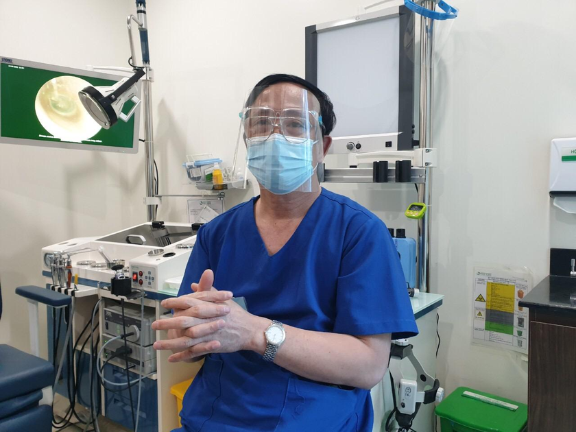BS Dương Văn Tiến chia sẻ kinh nghiệm đảm bảo an toàn trong khám chữa bệnh.