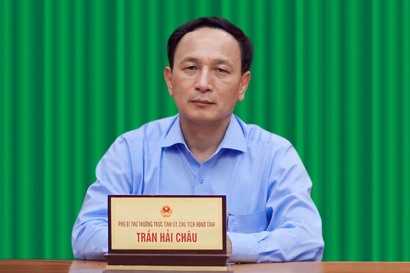 Đồng chí Trần Hải Châu (Phó Bí thư Thường trực Tỉnh ủy, Chủ tịch HĐND tỉnh Quảng Bình)