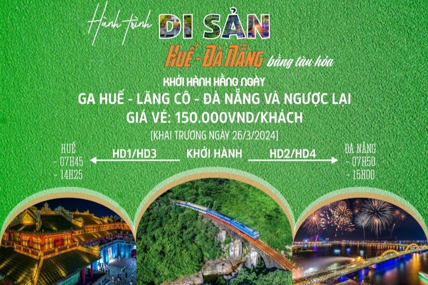 Tuyến đường sắt nối Thừa Thiên Huế và Đà Nẵng sẽ qua đèo Hải Vân hi vọng sẽ đem đến nhiều trải nghiệm thú vị cho du khách.