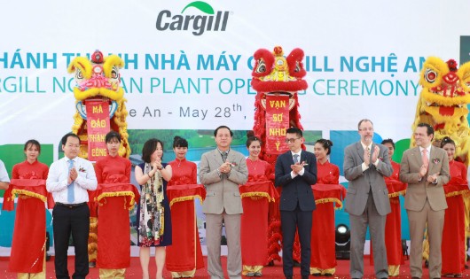 Cargill khai trương nhà máy thức ăn chăn nuôi tại Nghệ An