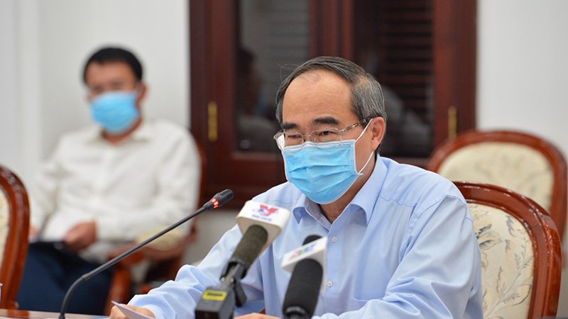 Ông Nguyễn Thiện Nhân, Ủy viên Bộ Chính trị, Bí thư Thành ủy TP HCM.