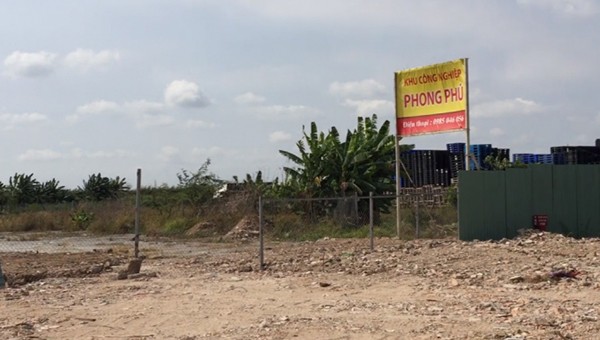 Cơ quan tranh tra xác định việc thực hiện dự án tại Khu công nghiệp Phong Phú có sai phạm.