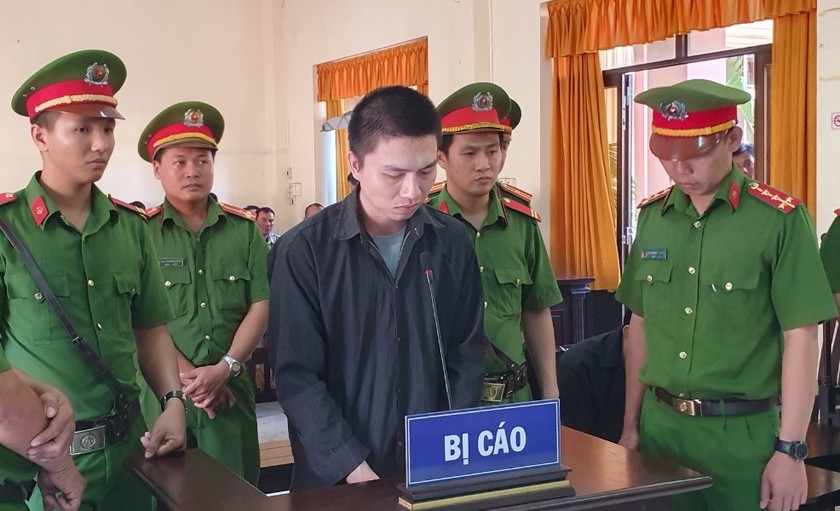 Bị cáo Nguyễn Minh Động lĩnh án tù chung thân về tội giết người