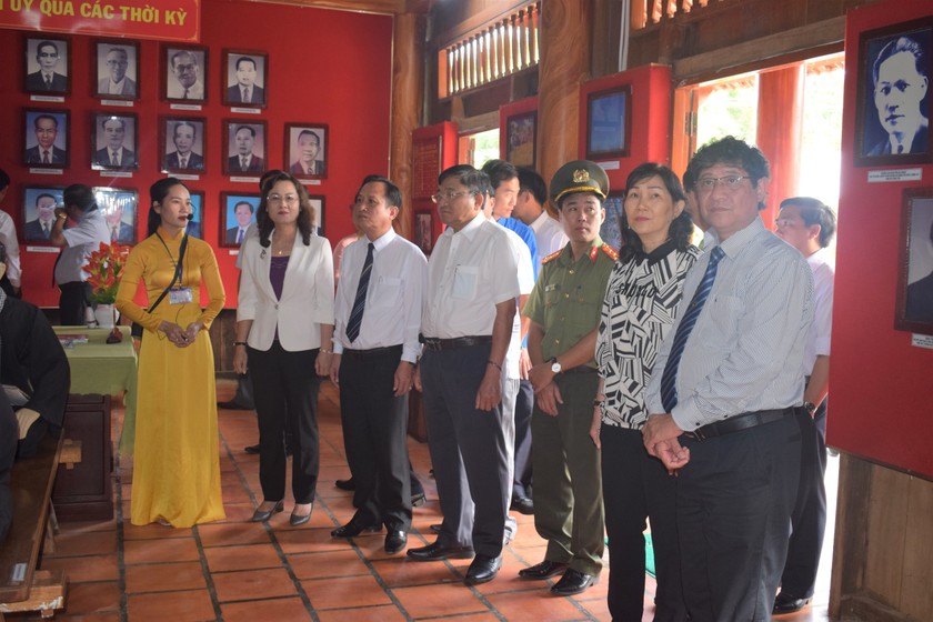 Lãnh đạo Bạc Liêu thăm Khu Di tích nơi thành lập Chi bộ Đảng 