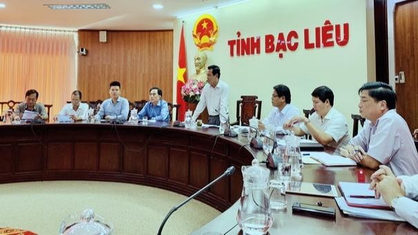  Ông Lê Minh Chiến - Phó Chủ tịch Thường trực UBND tỉnh Bạc Liêu phát biểu chỉ đạo.
