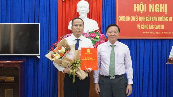 Giám đốc Sở Văn hóa và Thể thao Khánh Hoà giữ chức vụ Trưởng Ban Tổ chức Tỉnh ủy