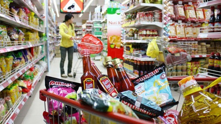 Nhiều sản phẩm của Masan Consumer đầy ắp trong các siêu thị