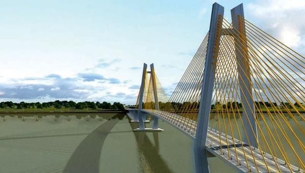 Cầu Mỹ Thuận 2 sẽ nối hai tuyến cao tốc Trung Lương - Mỹ Thuận và Mỹ Thuận - Cần Thơ để hoàn thiện tuyến cao tốc TP Hồ Chí Minh - Cần Thơ