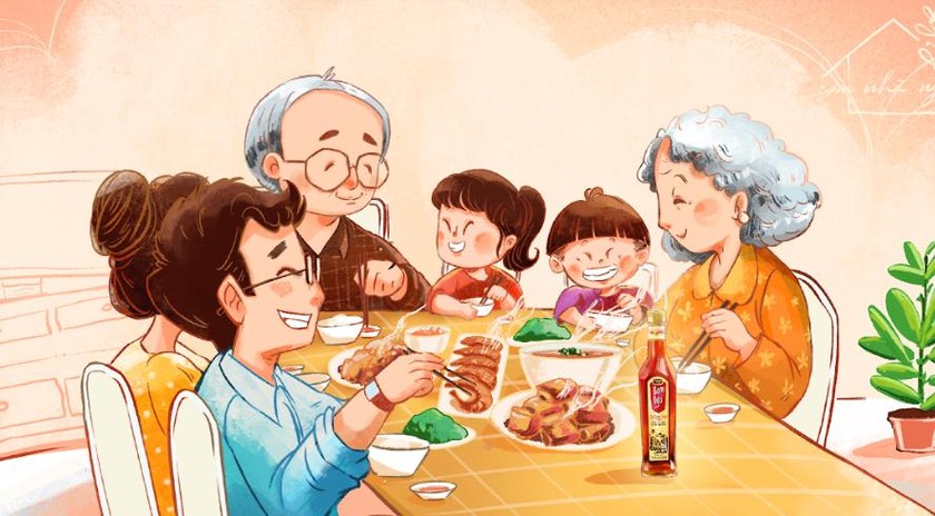 Bữa cơm gia đình là thời điểm tuyệt vời để chia sẻ cảm xúc và những kỷ niệm của mỗi thành viên trong gia đình. Với bức tranh về bữa cơm gia đình này, hãy cùng nhìn lại những khoảnh khắc đáng nhớ nhất của cuộc sống thông qua nét vẽ của tác giả.