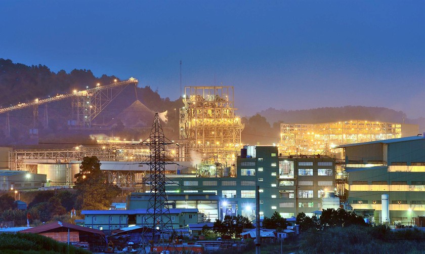 Dây chuyền nhà máy chế biến hiện đại tại mỏ đa kim Núi Pháo - Việt Nam.