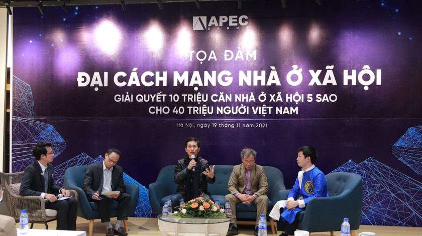 Chủ tịch APEC Nguyễn Đỗ Lăng trình bày tại cuộc Toạ đàm