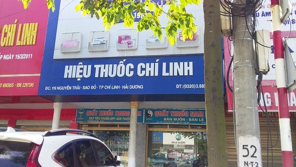 Địa chỉ trên bài viết là một hiệu thuốc tây và không ai biết "lương y" Trịnh Công Hoàn