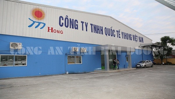 Công ty Yihong Việt Nam vừa bị phạt gần 100 triệu đồng do xả thải vượt quá tiêu chuẩn.