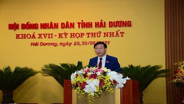 Ông Phạm Xuân Thăng tái đắc cử chức Chủ tịch HĐND tỉnh Hải Dương.