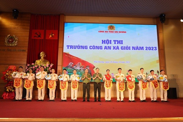 Năm nay là năm đầu tiên Công an tỉnh Hải Dương tổ chức cuộc thi Trưởng Công an xã giỏi.