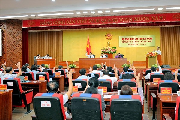 Tại kỳ họp, HĐND tỉnh Hải Dương thông qua 24 nghị quyết quan trọng.