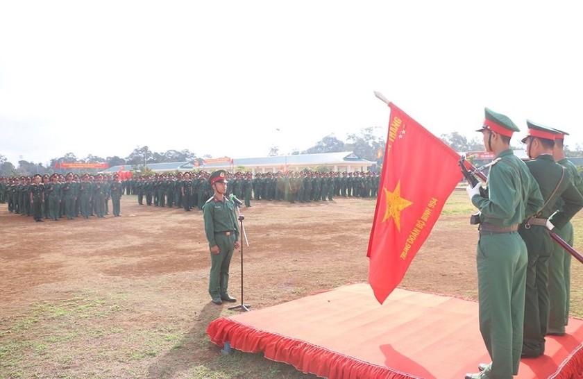 500 chiến sĩ mới Đắk Nông tuyên thệ