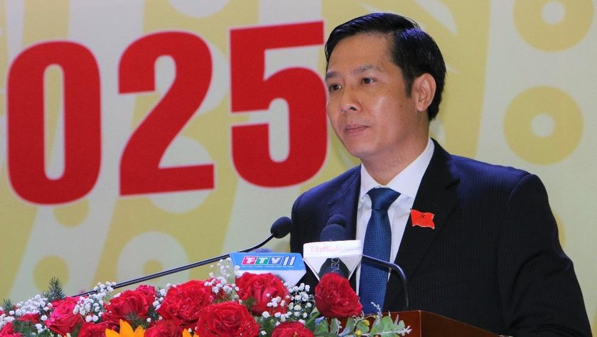 Đồng chí Nguyễn Thành Tâm tái đắc cử Bí thư Tỉnh ủy Tây Ninh.