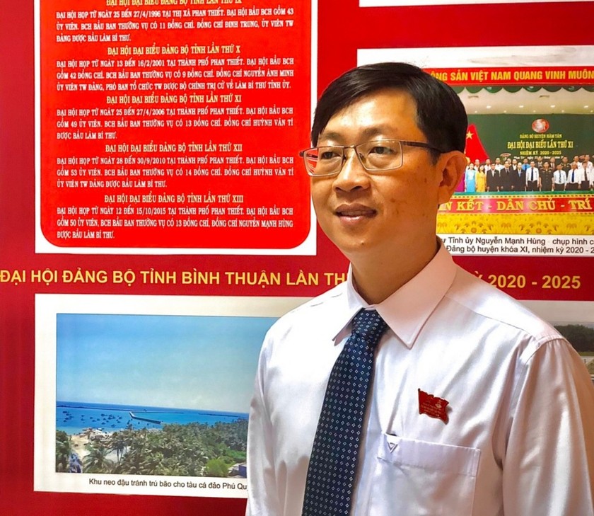 Ứng cử viên Đại biểu Quốc hội khoá XV Nguyễn Hữu Thông- Giám đốc Sở Tư pháp Bình Thuận