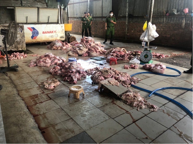 Đồng Nai: Phát hiện gần 10 tấn thịt động vật không rõ nguồn gốc
