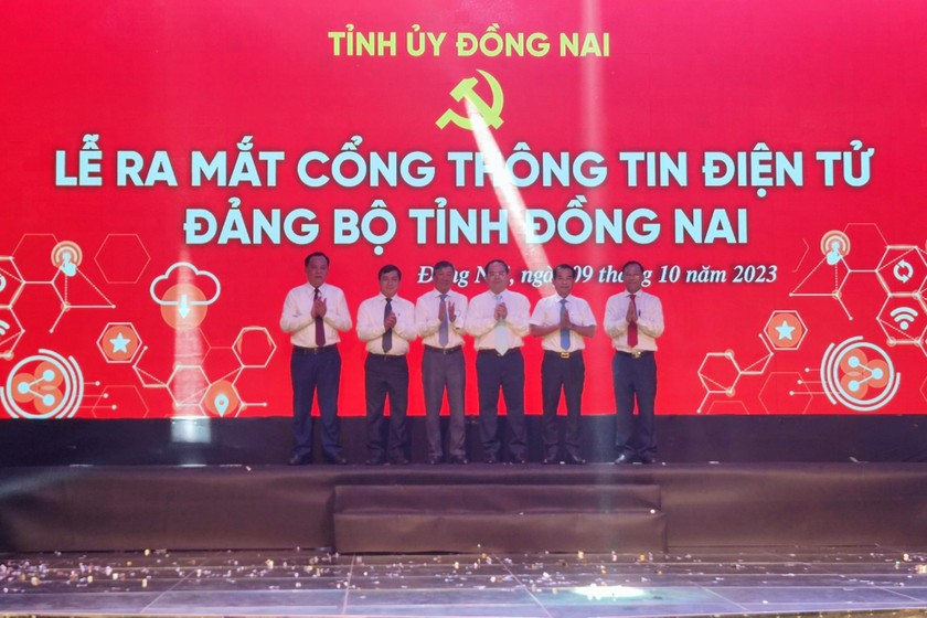 Ra mắt Cổng thông tin Đảng bộ tỉnh Đồng Nai