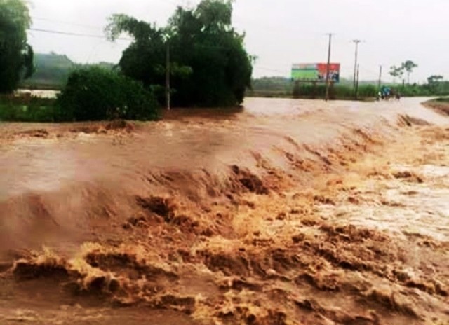 Mưa lớn ngập úng gây thiệt hại tại Lào Cai