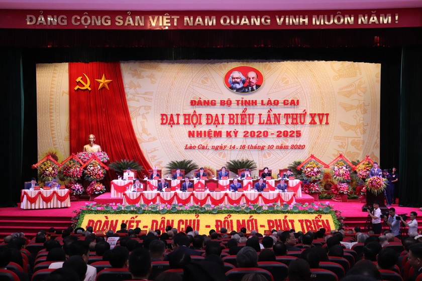 Khai mạc trọng thể Đại hội đại biểu Đảng bộ tỉnh Lào Cai lần thứ XVI, nhiệm kỳ 2020 – 2025.