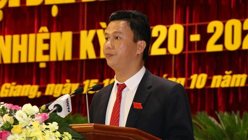 Đồng chí Đặng Quốc Khánh tái đắc cử Bí thư Tỉnh ủy Hà Giang khoá XVII