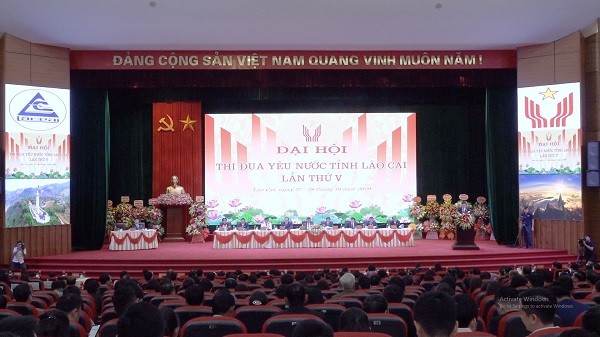 Đại hội Thi đua yêu nước tỉnh Lào Cai lần thứ V.