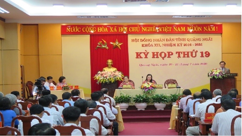 kỳ họp thứ 19 của HĐND tỉnh Quảng Ngãi khóa XII 