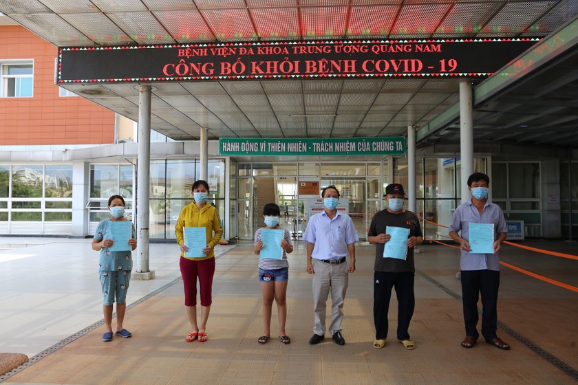 Thêm 7 bệnh nhân Covid-19 ở Quảng Nam được xuất viện