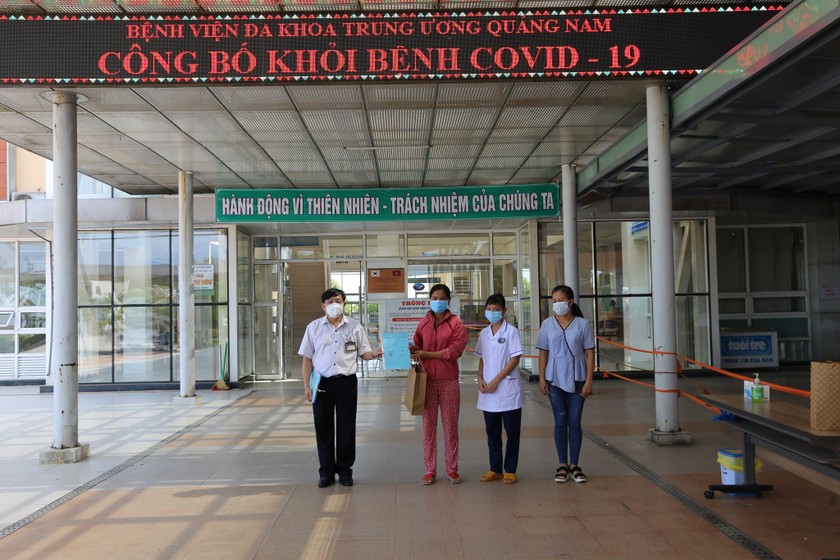 Thêm 4 bệnh nhân mắc Covid-19 ở Quảng Nam xuất viện