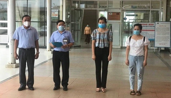Hai bệnh nhân COVID-19 cuối cùng tại Quảng Nam xuất viện