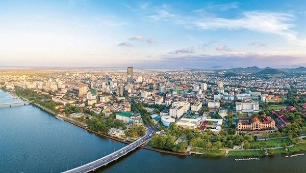 Bờ Nam thành phố Huế nhìn từ trên cao