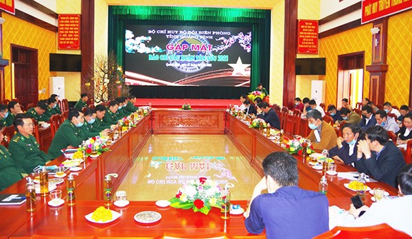 BĐBP Quảng Bình tổ chức gặp mặt báo chí đầu xuân Tân Sửu 2021.