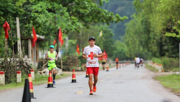 Ông Đoàn Ngọc Hải tham dự và hoàn thành cuộc đua với cự ly 42 km.