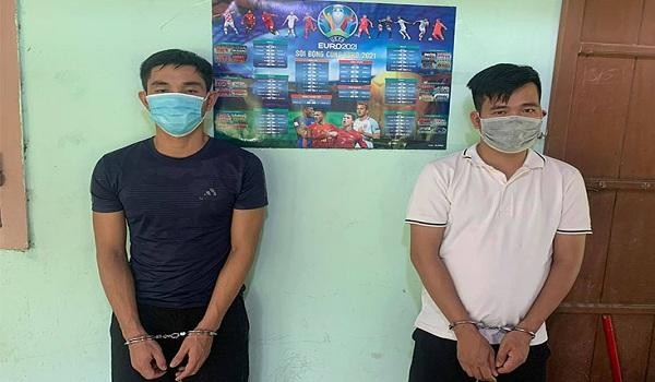 Hai đối tượng Phan Văn Nam và Lê Văn Lương vừa bị khởi tố về hành vi tổ chức đánh bạc.