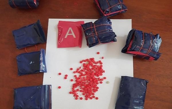Số ma túy được Công an xã Lương Ninh phát hiện trên tuyến QL1A khi đang tuần tra tại địa bàn.