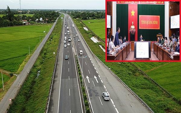 Ảnh minh họa - Lãnh đạo tỉnh Quảng Bình chủ trì cuộc họp với các sở, ngành, đơn vị, địa phương có liên quan đến dự án cao tốc Bắc-Nam phía Đông giai đoạn 2021-2025 (ảnh nhỏ).