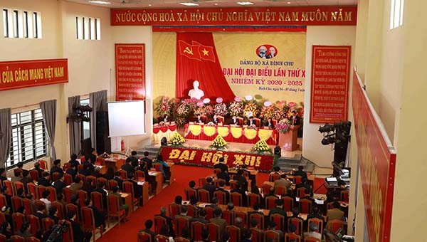 Vĩnh Phúc: Đại hội điểm cấp cơ sở tại Đảng bộ xã Đình Chu