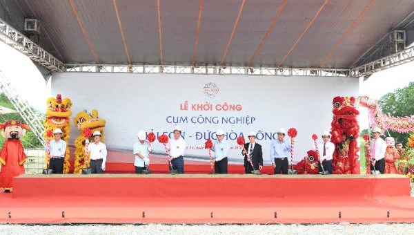 Công ty TNHH Hải Sơn tổ chức Lễ khởi công dự án Cụm Công nghiệp Hải Sơn – Đức Hòa Đông.