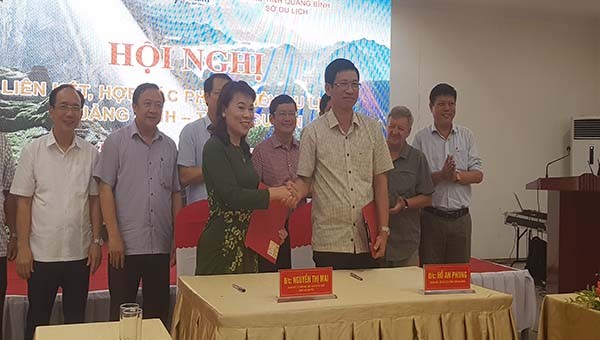 Hai tỉnh Quảng Bình - Thái Nguyên ký kết hợp tác phát triển du lịch.