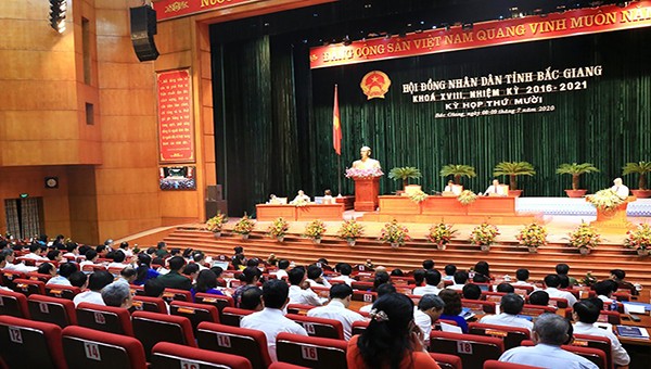 Kỳ họp thứ 10 HĐND tỉnh Bắc Giang khóa XVIII, nhiệm kỳ 2016 - 2021.
