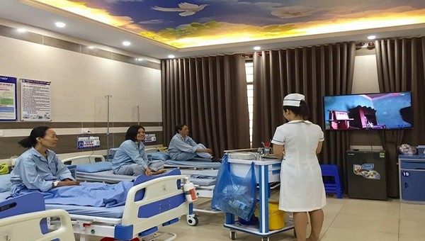 Cơ sở vật chất của Bệnh viện đa khoa huyện Thanh Thủy khang trang, hiện đại.