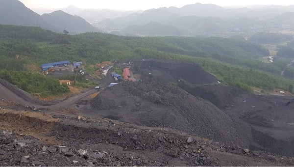 Khu vực khai thác than của Công ty Cổ Phần Yên Phước vướng phải hàng loạt sai phạm