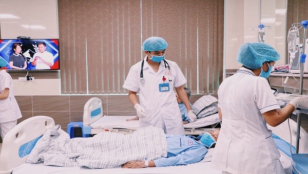 Bệnh nhân điều trị tại bệnh viện Đa khoa thị xã Phú Thọ